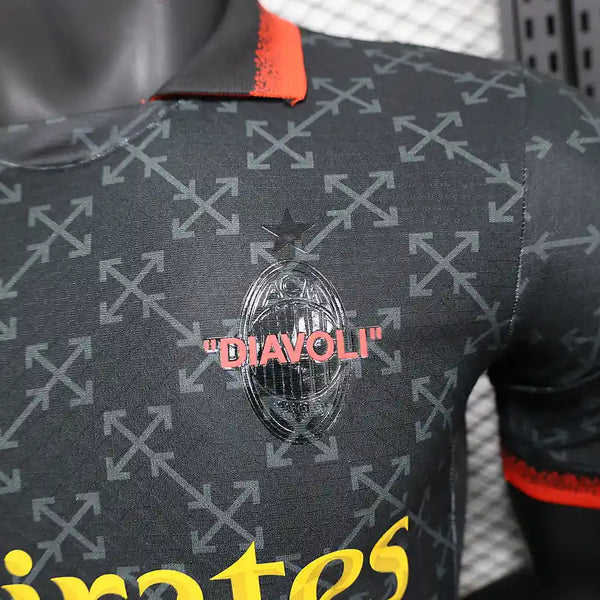 AC Milan x OFF White 2024-2025 Black Kit