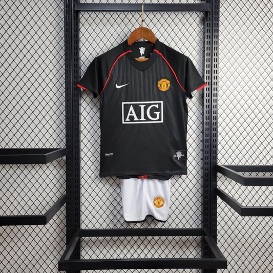 Manchester United 07/08 Black Jersey Kids