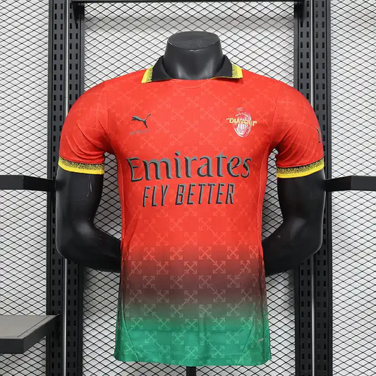 AC Milan x OFF White 2024-2025 Red Kit